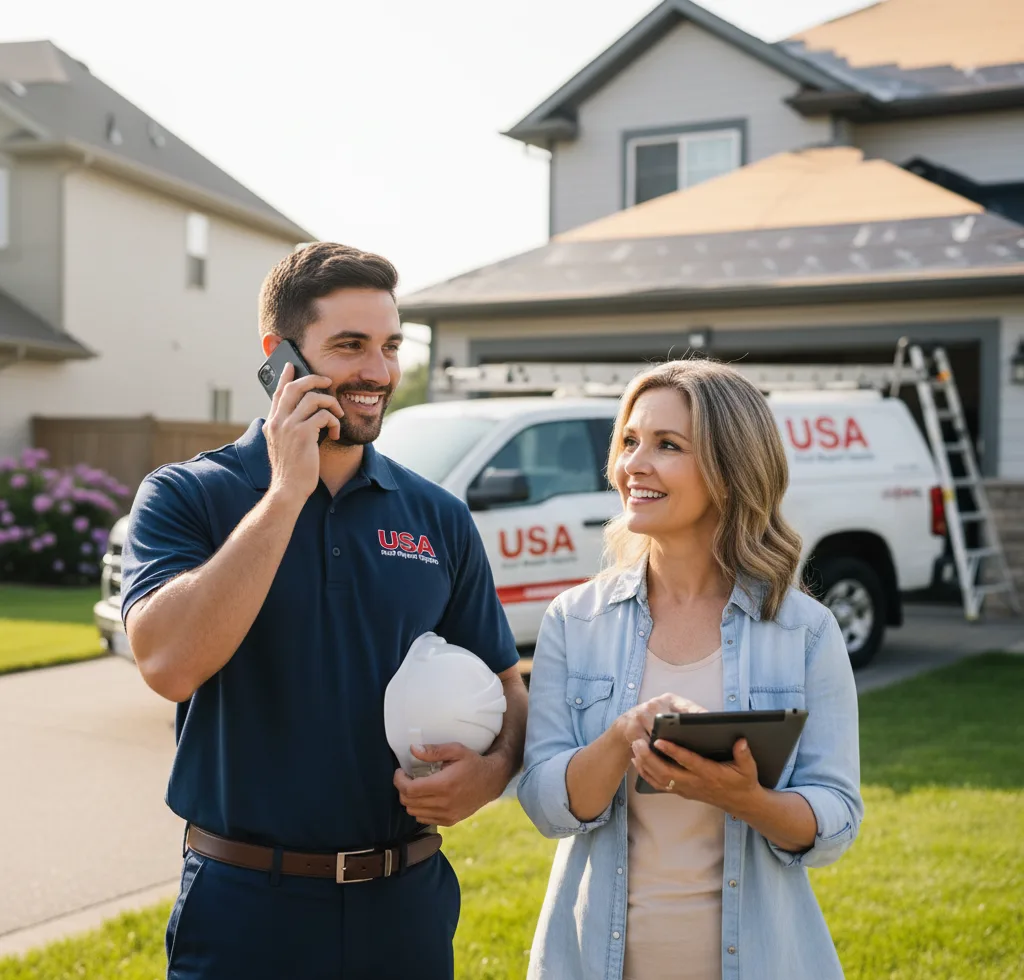 USA Roof Repair Experts customer support in Flower Hill